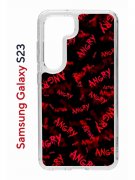 Чехол-накладка Samsung Galaxy S23 (638518) Kruche PRINT Angry