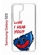 Чехол-накладка Samsung Galaxy S23 (638518) Kruche PRINT CAN I HUG YOU