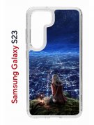Чехол-накладка Samsung Galaxy S23 (638518) Kruche PRINT Ночные Огни