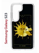 Чехол-накладка Samsung Galaxy S23 (638518) Kruche PRINT Tarot Lovers