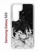 Чехол-накладка Samsung Galaxy S23 (638518) Kruche PRINT Разводы краски