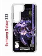 Чехол-накладка Samsung Galaxy S23 (638518) Kruche PRINT Raiden Genshin