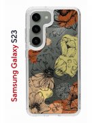 Чехол-накладка Samsung Galaxy S23 (638518) Kruche PRINT Ягоды и Цветы