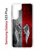 Чехол-накладка Samsung Galaxy S23 Plus (638514) Kruche PRINT Крылья