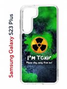 Чехол-накладка Samsung Galaxy S23 Plus (638514) Kruche PRINT Toxic