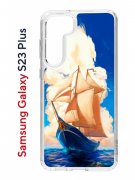 Чехол-накладка Samsung Galaxy S23 Plus (638514) Kruche PRINT Парусник