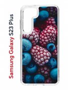 Чехол-накладка Samsung Galaxy S23 Plus (638514) Kruche PRINT Fresh berries