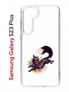Чехол-накладка Samsung Galaxy S23 Plus (638514) Kruche PRINT Fox