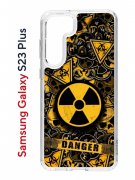 Чехол-накладка Samsung Galaxy S23 Plus (638514) Kruche PRINT Danger
