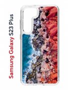 Чехол-накладка Samsung Galaxy S23 Plus (638514) Kruche PRINT Морской берег
