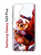 Чехол-накладка Samsung Galaxy S23 Plus (638514) Kruche PRINT Человек паук