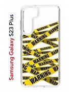 Чехол-накладка Samsung Galaxy S23 Plus (638514) Kruche PRINT Warning