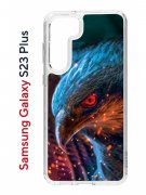Чехол-накладка Samsung Galaxy S23 Plus (638514) Kruche PRINT Орел