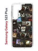 Чехол-накладка Samsung Galaxy S23 Plus (638514) Kruche PRINT Плейлисты