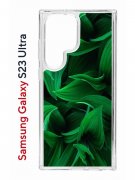 Чехол-накладка Samsung Galaxy S23 Ultra (638515) Kruche PRINT Grass
