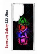 Чехол-накладка Samsung Galaxy S23 Ultra (638515) Kruche PRINT Гейминг