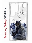 Чехол-накладка Samsung Galaxy S23 Ultra (638515) Kruche PRINT Call of Duty