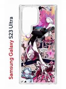 Чехол-накладка Samsung Galaxy S23 Ultra (638515) Kruche PRINT Гвен Человек-Паук