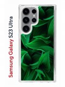 Чехол-накладка Samsung Galaxy S23 Ultra (638515) Kruche PRINT Grass