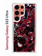 Чехол-накладка Samsung Galaxy S23 Ultra (638515) Kruche PRINT Майлз Человек-паук