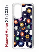 Чехол-накладка Huawei Honor X7 (2022) (638390) Kruche PRINT Виниловые пластинки