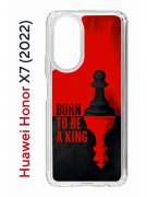 Чехол-накладка Huawei Honor X7 (2022) (638390) Kruche PRINT Born to be a King