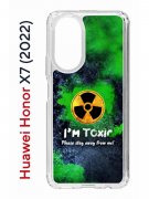 Чехол-накладка Huawei Honor X7 (2022) (638390) Kruche PRINT Toxic