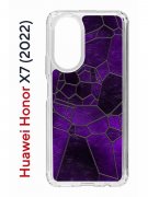 Чехол-накладка Huawei Honor X7 (2022) (638390) Kruche PRINT Витраж