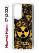 Чехол-накладка Huawei Honor X7 (2022) (638390) Kruche PRINT Danger