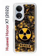 Чехол-накладка Huawei Honor X7 (2022) (638390) Kruche PRINT Danger