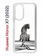 Чехол-накладка Huawei Honor X7 (2022) (638390) Kruche PRINT Tiger