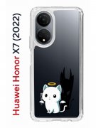 Чехол-накладка Huawei Honor X7 2022 Kruche Print Angel Demon