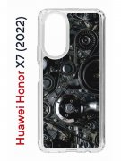 Чехол-накладка Huawei Honor X7 (2022) (638390) Kruche PRINT Двигатель