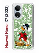 Чехол-накладка Huawei Honor X7 (2022) (638390) Kruche PRINT MacMoney