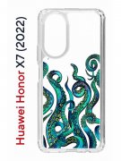 Чехол-накладка Huawei Honor X7 (2022) (638390) Kruche PRINT Щупальца