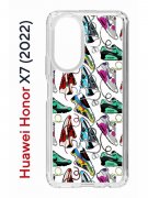 Чехол-накладка Huawei Honor X7 (2022) (638390) Kruche PRINT Кроссы Nike Air Max