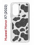 Чехол-накладка Huawei Honor X7 (2022) (638390) Kruche PRINT Доброта