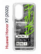 Чехол-накладка Huawei Honor X7 (2022) (638390) Kruche PRINT Money Easy