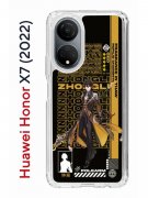 Чехол-накладка Huawei Honor X7 (2022) (638390) Kruche PRINT Zhongli Genshin