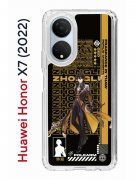 Чехол-накладка Huawei Honor X7 (2022) (638390) Kruche PRINT Zhongli Genshin