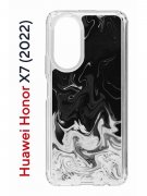 Чехол-накладка Huawei Honor X7 (2022) (638390) Kruche PRINT Разводы краски