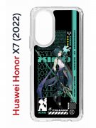 Чехол-накладка Huawei Honor X7 (2022) Kruche Print Xiao Genshin