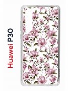 Чехол-накладка Huawei P30  (638392) Kruche PRINT Нежность