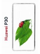 Чехол-накладка Huawei P30  (638392) Kruche PRINT Ladybug
