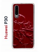 Чехол-накладка Huawei P30  (638392) Kruche PRINT Dior