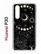 Чехол-накладка Huawei P30  (638392) Kruche PRINT Space