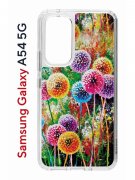 Чехол-накладка Samsung Galaxy A54 5G Kruche Print Одуванчики