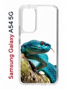 Чехол-накладка Samsung Galaxy A54 5G (638391) Kruche PRINT Змея