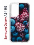 Чехол-накладка Samsung Galaxy A54 5G (638391) Kruche PRINT Fresh berries