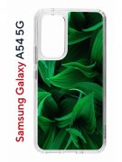 Чехол-накладка Samsung Galaxy A54 5G (638391) Kruche PRINT Grass